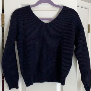 Navy long sleeve sweater